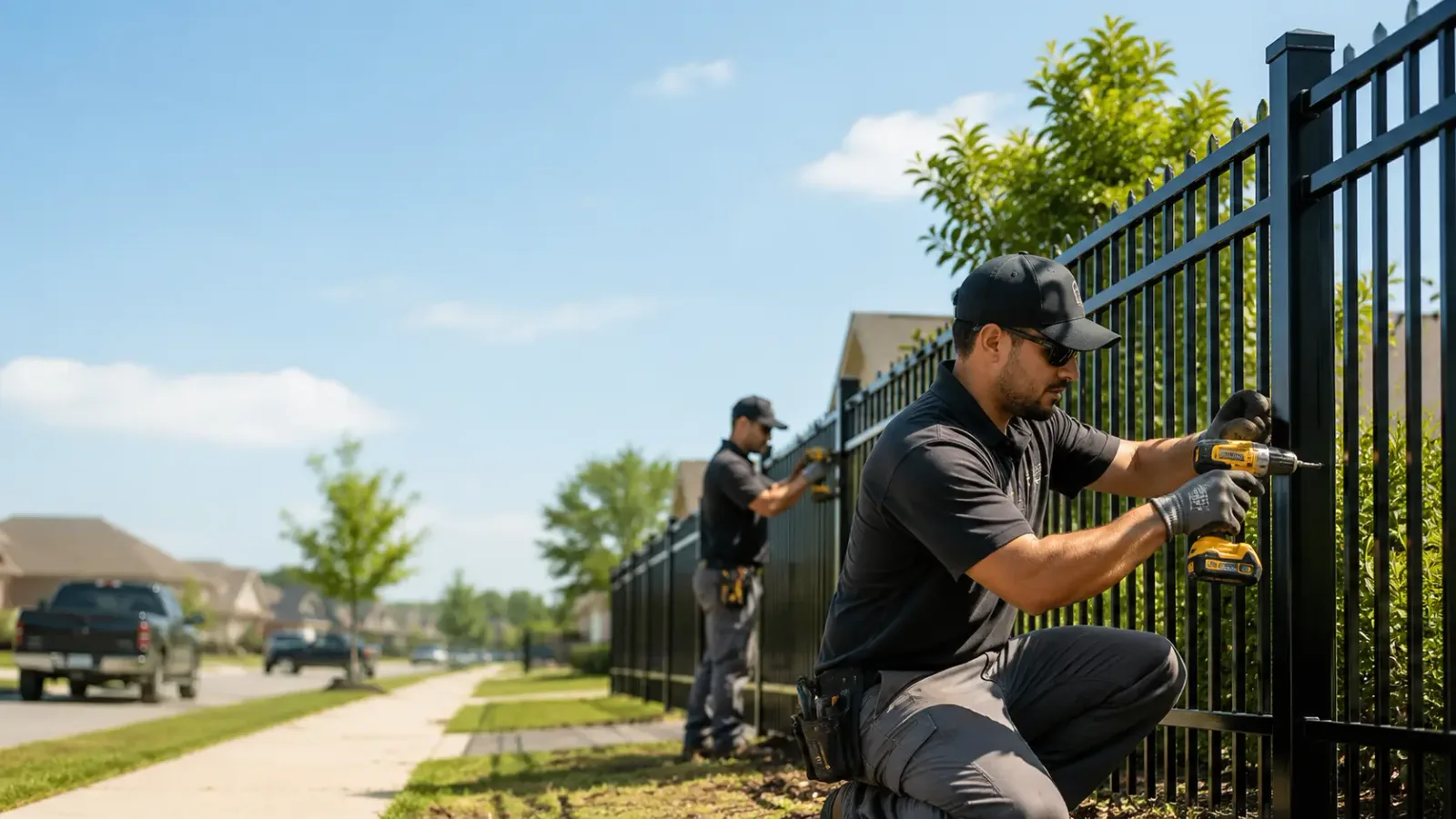 Metal Fence Installation in Unionville, MI